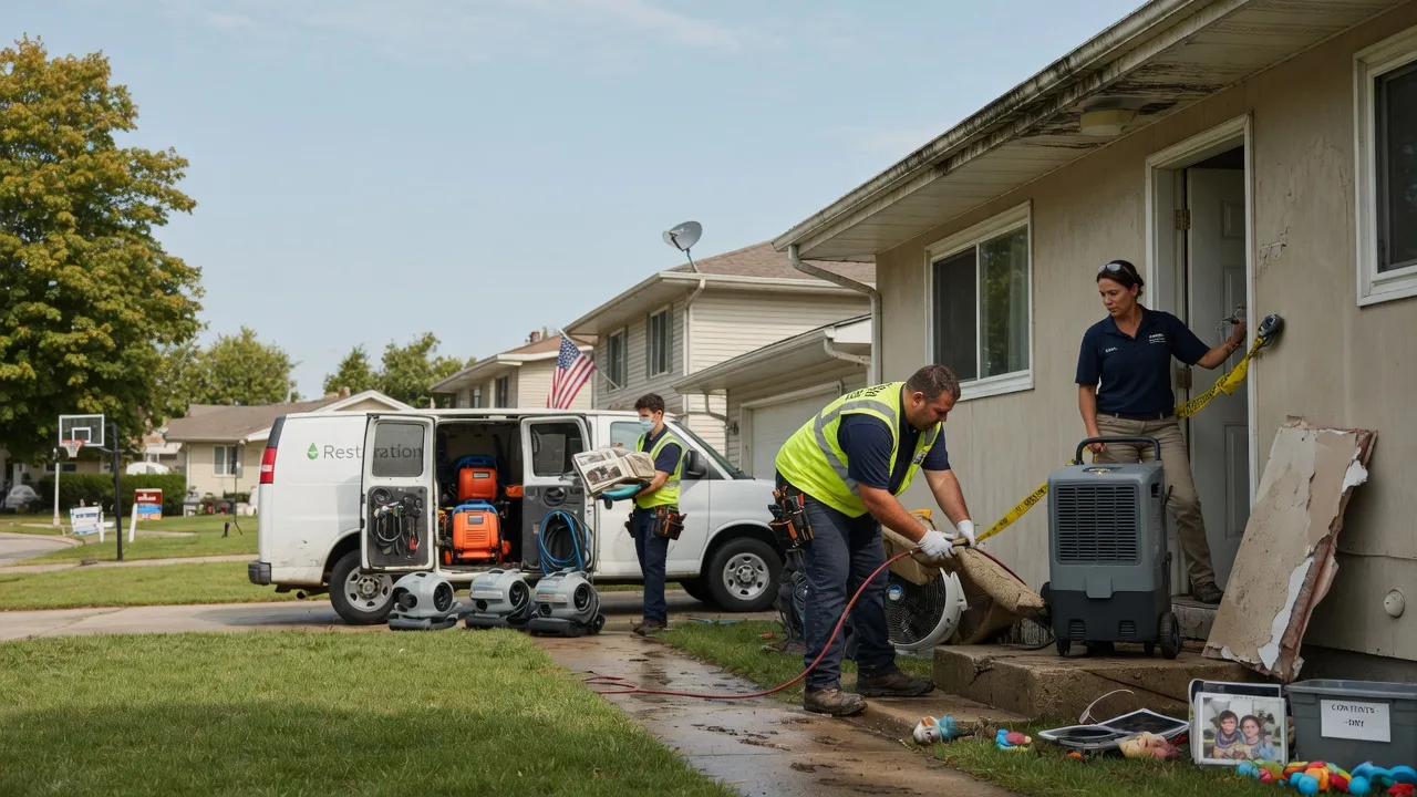Water Damage Restoration in Rochester, IL near me